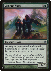 Summit Apes [The List Reprints]