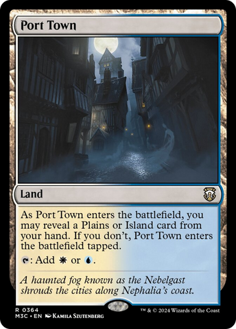 Port Town (Ripple Foil) [Modern Horizons 3 Commander]