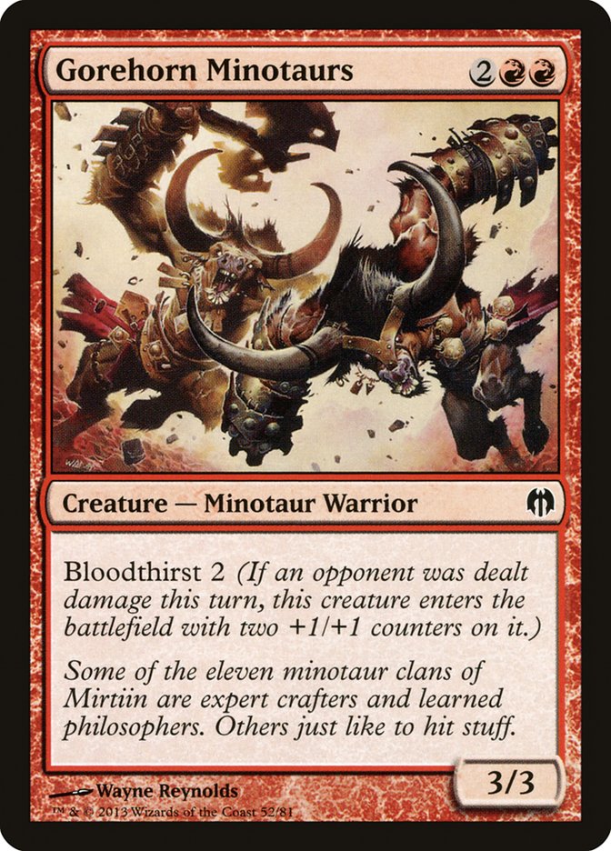 Gorehorn Minotaurs [Duel Decks: Heroes vs. Monsters] | Gauntlet Hobbies - Angola