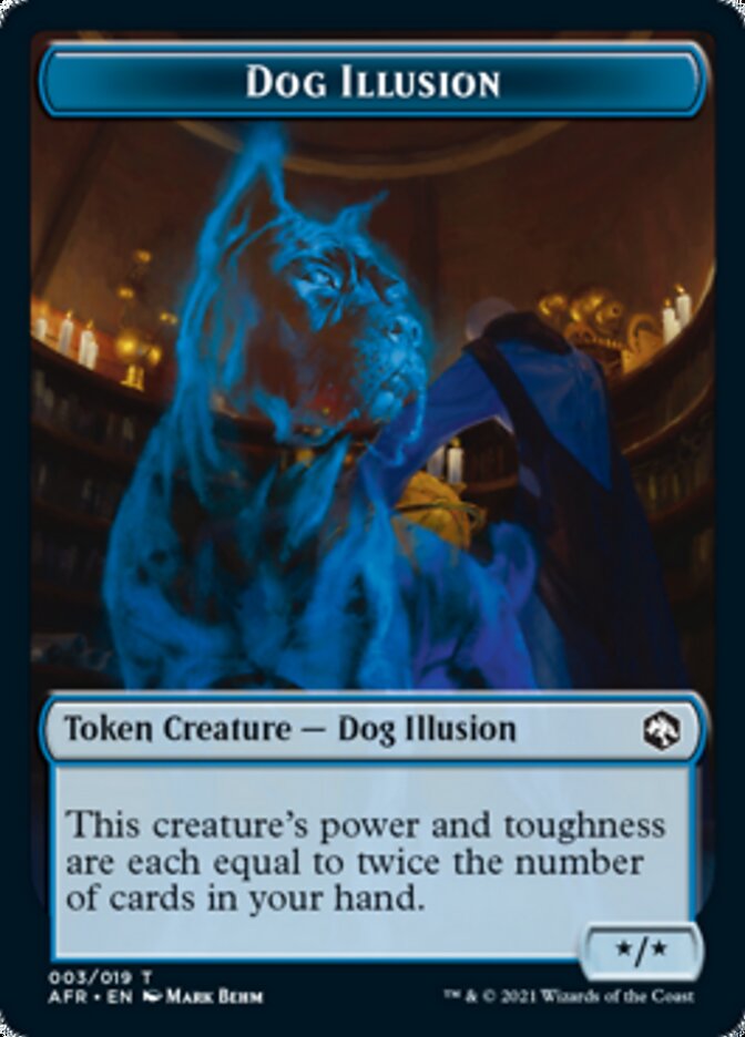Dog Illusion // Vecna Double-Sided Token [Dungeons & Dragons: Adventures in the Forgotten Realms Tokens] | Gauntlet Hobbies - Angola