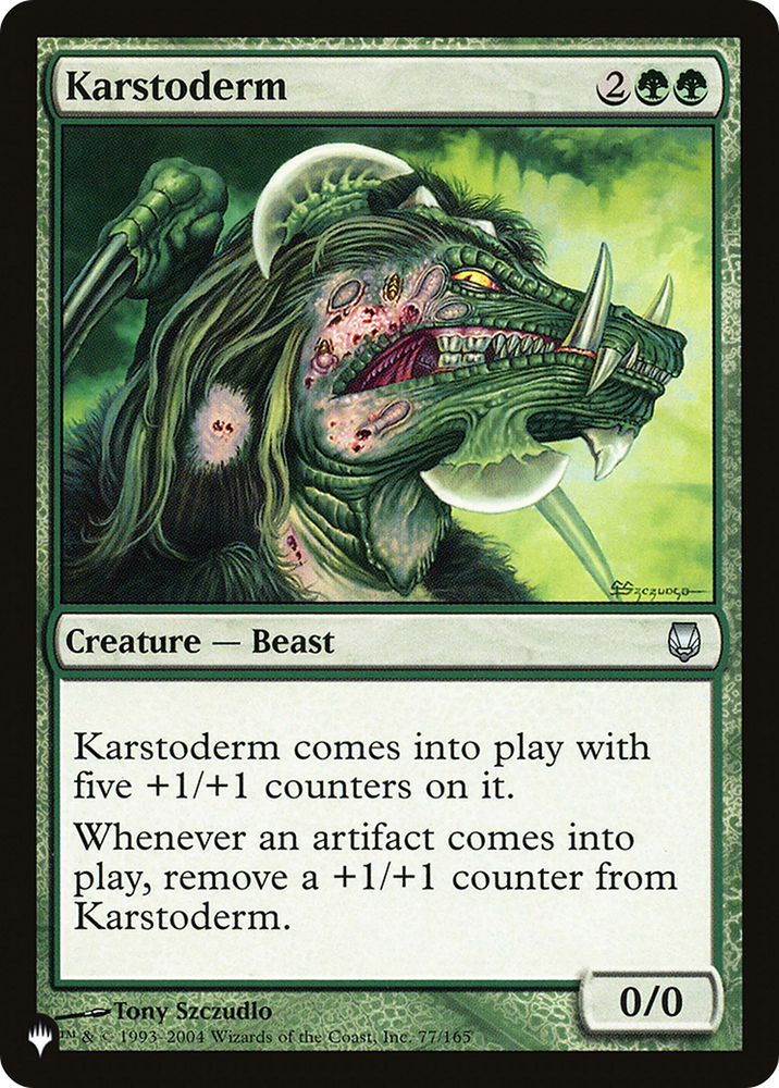 Karstoderm [The List Reprints]