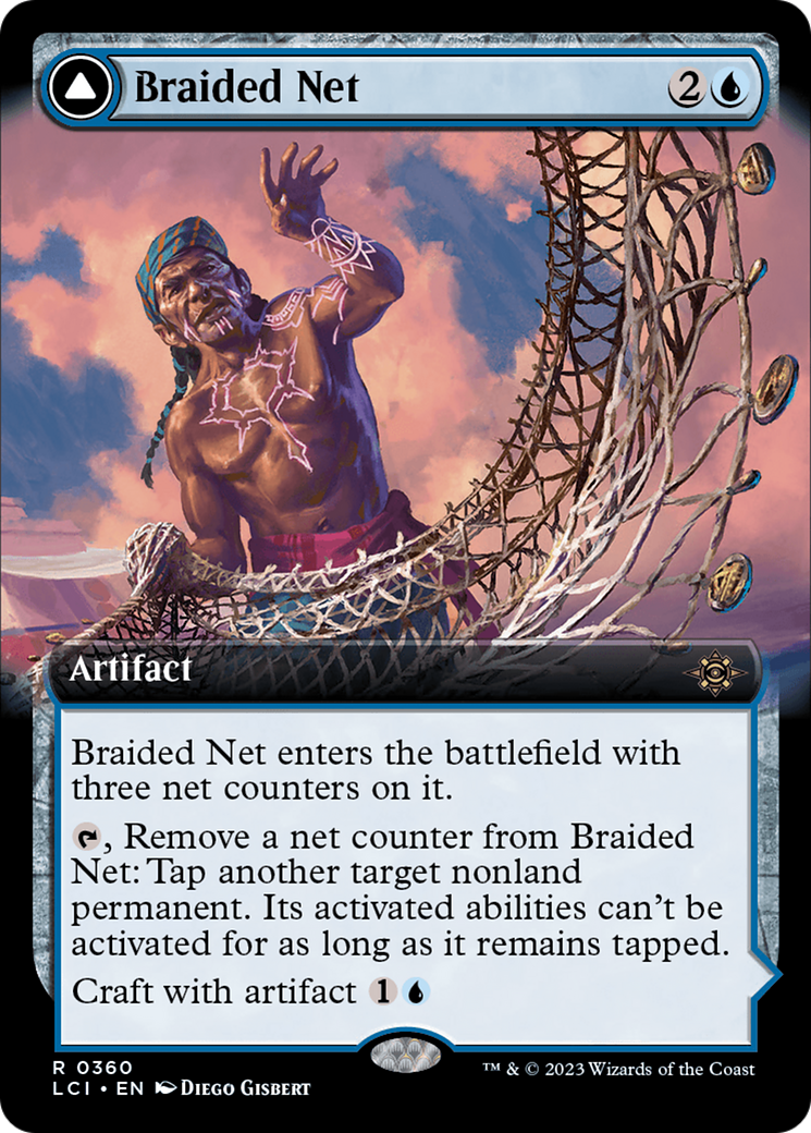 Braided Net // Braided Quipu (Extended Art) [The Lost Caverns of Ixalan] | Gauntlet Hobbies - Angola