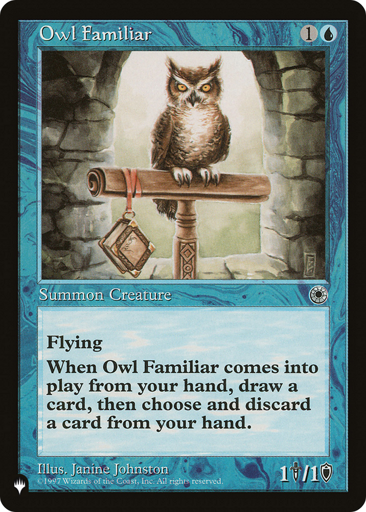 Owl Familiar [The List Reprints]