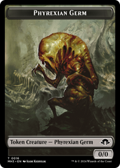 Phyrexian Germ // Zombie Army Double-Sided Token [Modern Horizons 3 Tokens] | Gauntlet Hobbies - Angola