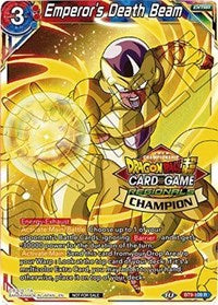 Emperor's Death Beam (Regional Championship 2020) (BT9-109) [Tournament Promotion Cards]