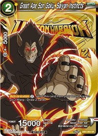 Great Ape Son Goku, Saiyan Instincts (DB1-064) [Tournament Promotion Cards] | Gauntlet Hobbies - Angola