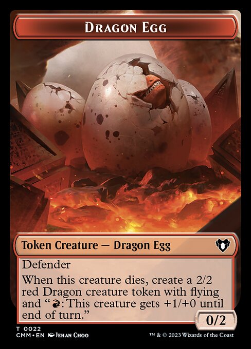 City's Blessing // Dragon Egg Double-Sided Token [Commander Masters Tokens] | Gauntlet Hobbies - Angola
