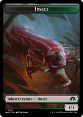 Zombie // Insect (0027) Double-Sided Token [Modern Horizons 3 Tokens] | Gauntlet Hobbies - Angola