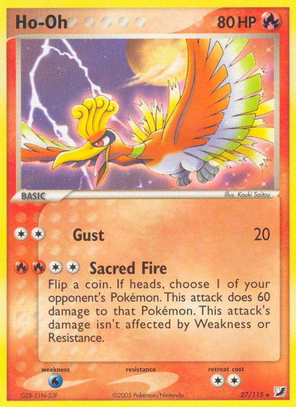 Ho-Oh (27/115) [EX: Unseen Forces]