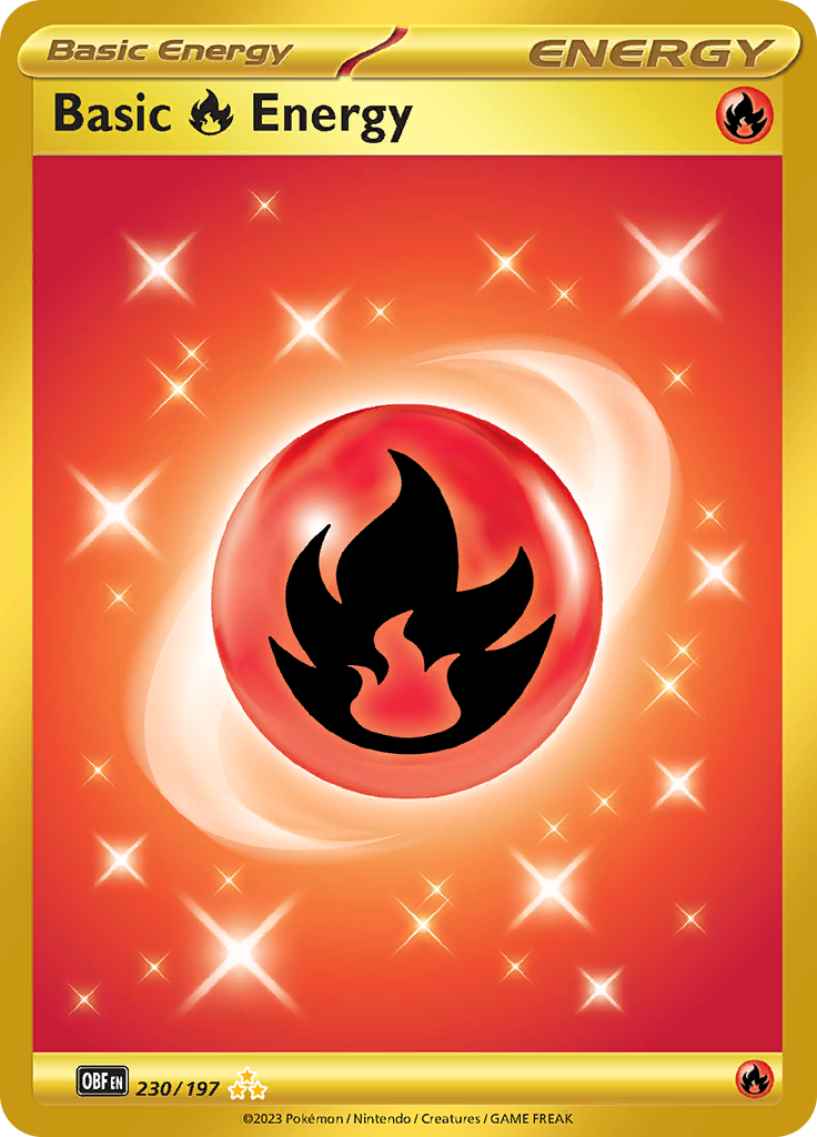 Basic Fire Energy (230/197) [Scarlet & Violet: Obsidian Flames] | Gauntlet Hobbies - Angola