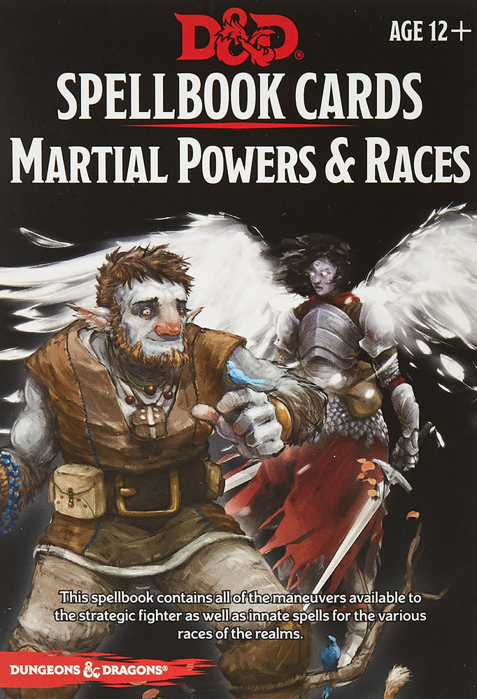 D&D Spellbook Cards: Martial Powers and Races