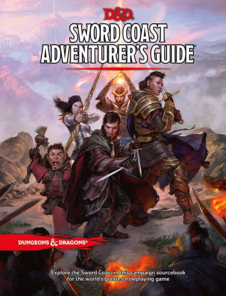 D&D 5e Book: Sword Coast Adventure's Guide | Gauntlet Hobbies - Angola