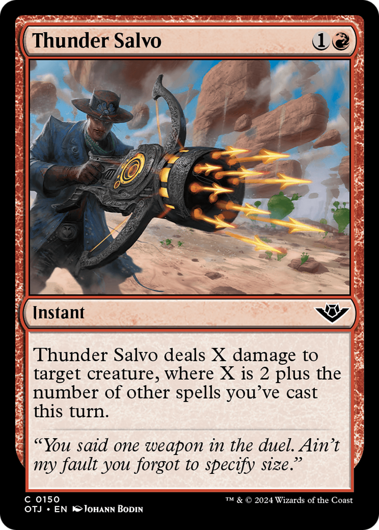 Thunder Salvo [Outlaws of Thunder Junction] | Gauntlet Hobbies - Angola