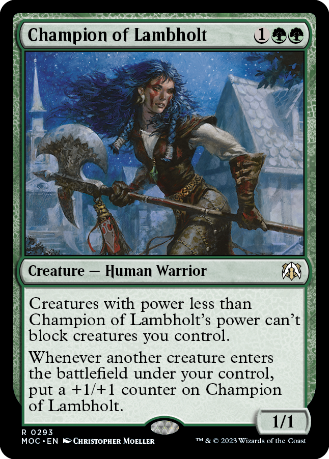 Champion of Lambholt [March of the Machine Commander] | Gauntlet Hobbies - Angola