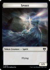 Spirit (0010) // Elemental (0037) Double-Sided Token [Commander Masters Tokens] | Gauntlet Hobbies - Angola