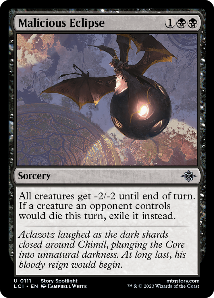 Malicious Eclipse [The Lost Caverns of Ixalan] | Gauntlet Hobbies - Angola