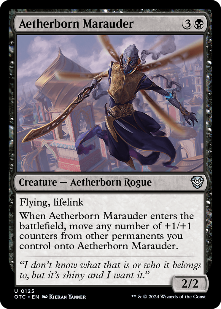Aetherborn Marauder [Outlaws of Thunder Junction Commander] | Gauntlet Hobbies - Angola