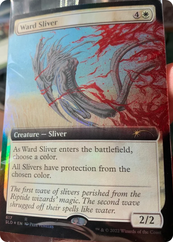 Ward Sliver (Extended Art) [Secret Lair Drop Promos]