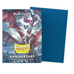 Dragon Shield Dual Matte - Blue Silver Anniversary 100ct | Gauntlet Hobbies - Angola