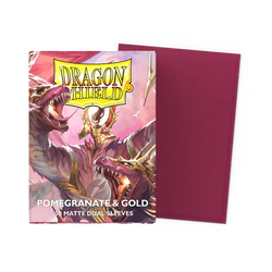 Dragon Shield 100 Dual Matte - Pomegranate & Gold