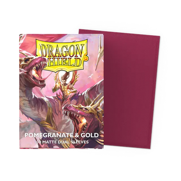 Dragon Shield 100 Dual Matte - Pomegranate & Gold
