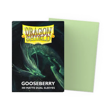 Dragon Shield Gooseberry Matte Dual sleeves