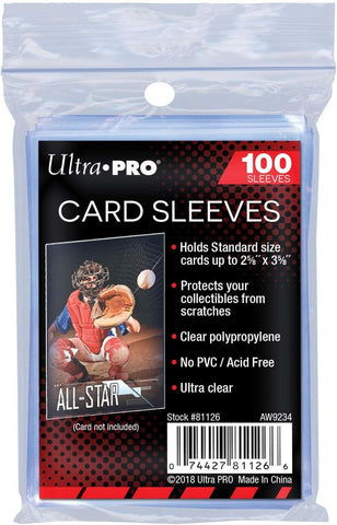 Ultra Pro Sleeves: Standard Soft (Penny Sleeves) 100CT