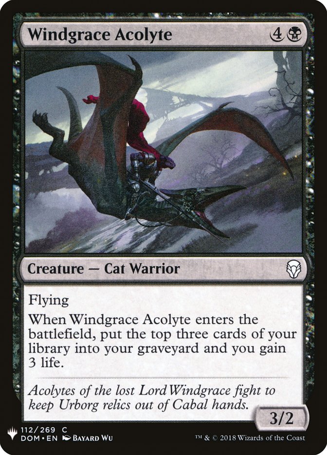 Windgrace Acolyte [Mystery Booster] | Gauntlet Hobbies - Angola