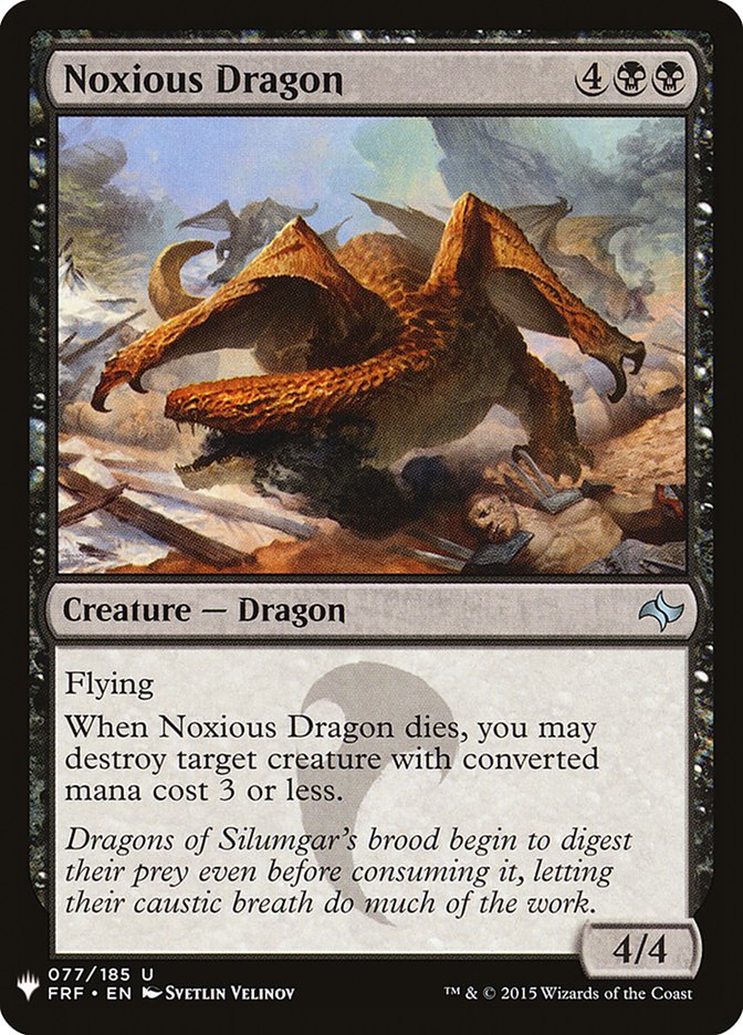 Noxious Dragon [Mystery Booster] | Gauntlet Hobbies - Angola