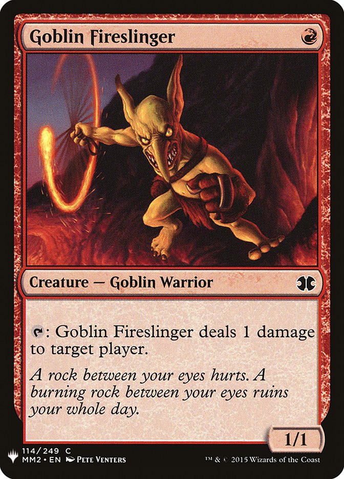 Goblin Fireslinger [Mystery Booster] | Gauntlet Hobbies - Angola