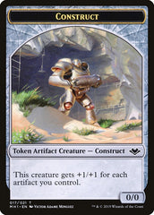 Zombie (007) // Construct (017) Double-Sided Token [Modern Horizons Tokens] | Gauntlet Hobbies - Angola