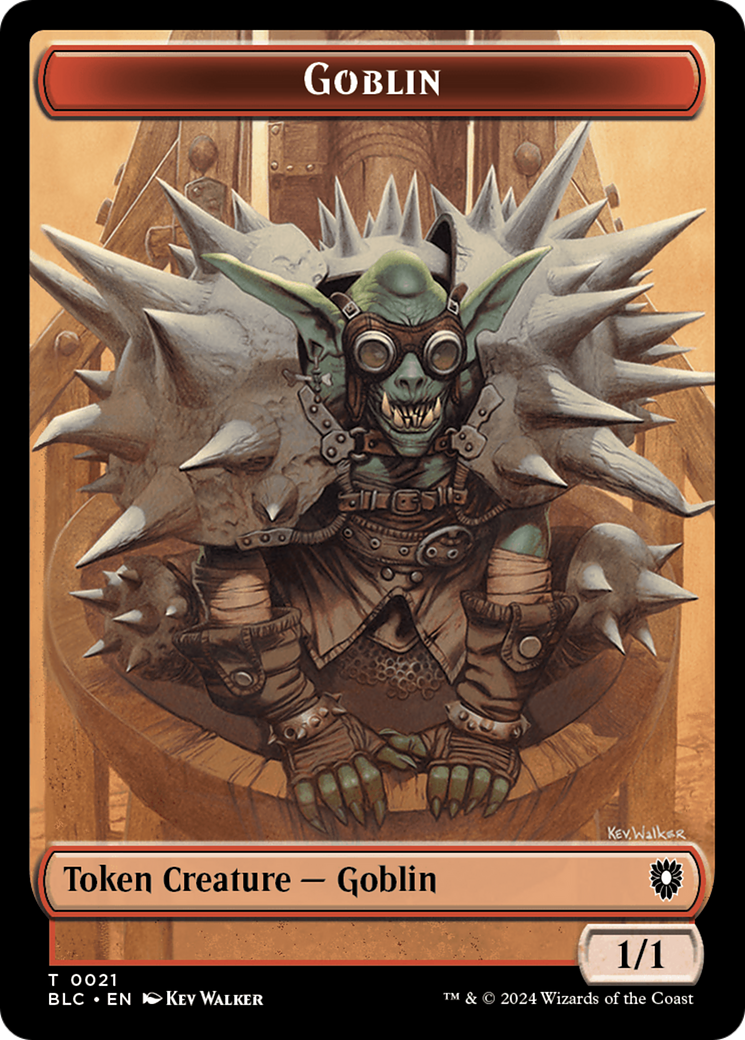 Illusion // Goblin Double-Sided Token [Bloomburrow Commander Tokens] | Gauntlet Hobbies - Angola