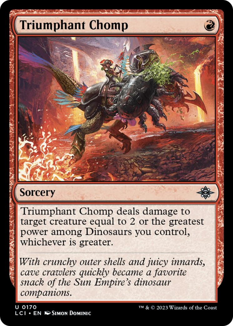 Triumphant Chomp [The Lost Caverns of Ixalan] | Gauntlet Hobbies - Angola