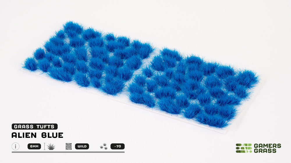 GamersGrass Grass Tufts: Alien Blue 6mm - Wild