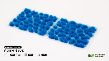 GamersGrass Grass Tufts: Alien Blue 6mm - Wild