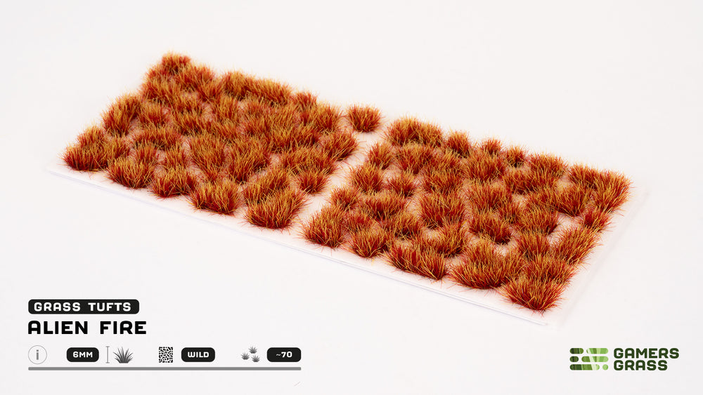 GamersGrass Grass Tufts: Alien Fire Tuft 6mm - Wild