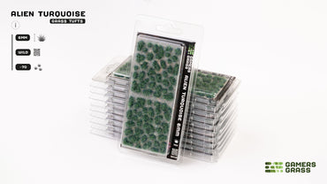 GamersGrass Grass Tufts: Alien Turquoise 6mm - Wild