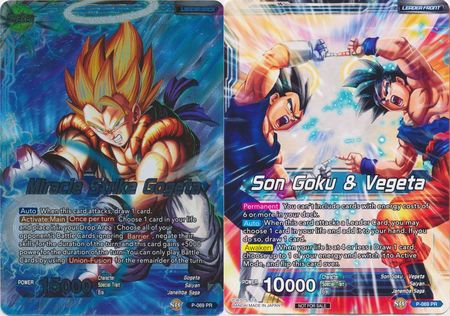Son Goku & Vegeta // Miracle Strike Gogeta (Movie Promo) (P-069) [Promotion Cards] | Gauntlet Hobbies - Angola