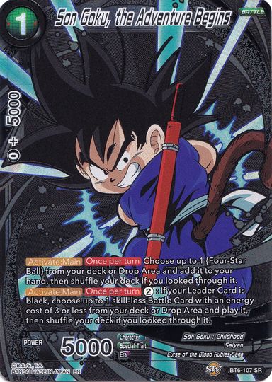 Son Goku, the Adventure Begins (Collector's Selection Vol. 1) (BT6-107) [Promotion Cards] | Gauntlet Hobbies - Angola