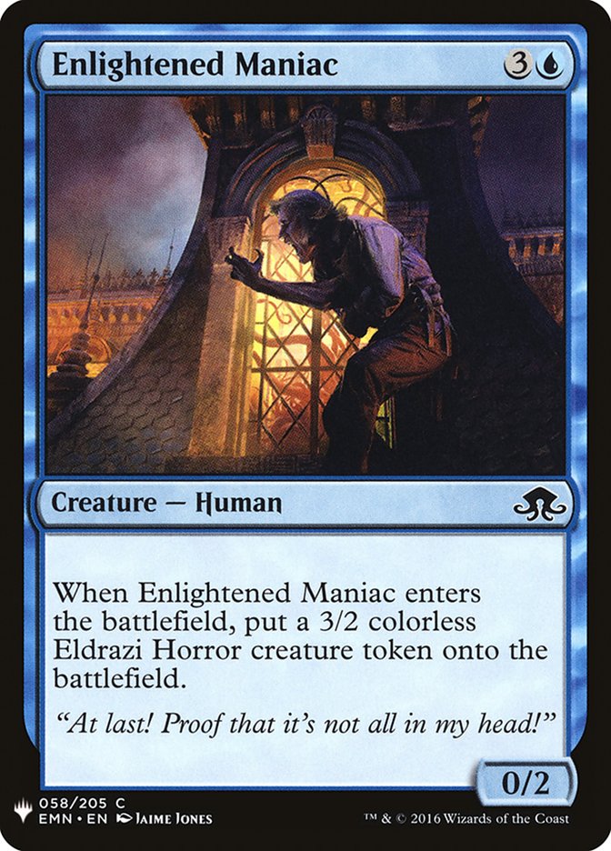 Enlightened Maniac [Mystery Booster] | Gauntlet Hobbies - Angola