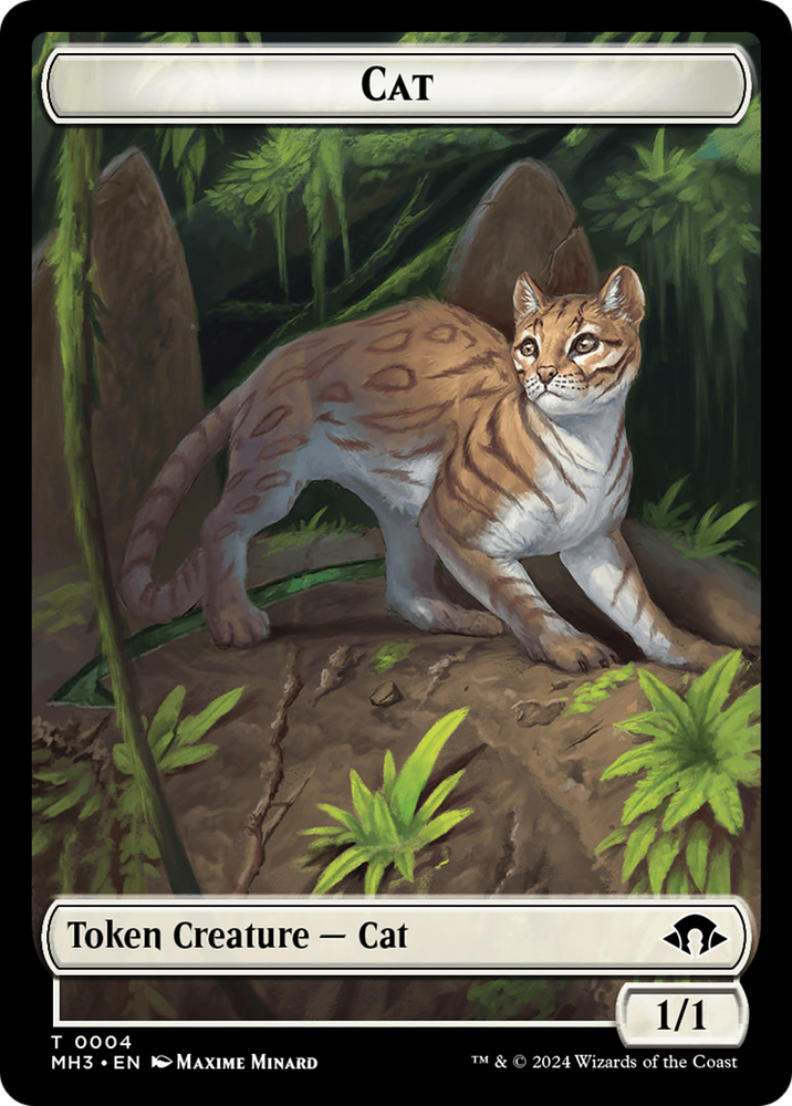 Phyrexian Germ // Cat Double-Sided Token [Modern Horizons 3 Tokens]