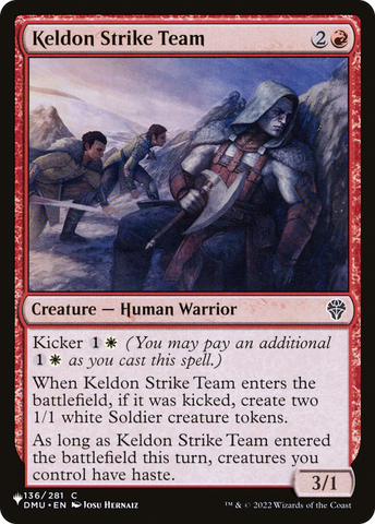 Keldon Strike Team [The List Reprints]