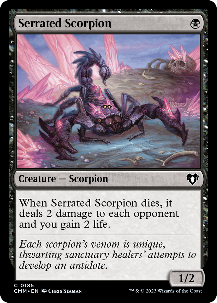 Serrated Scorpion [Commander Masters] | Gauntlet Hobbies - Angola
