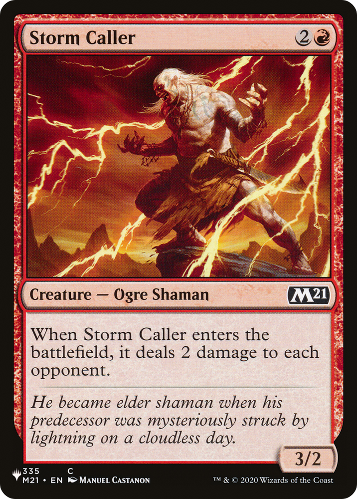 Storm Caller [The List Reprints]