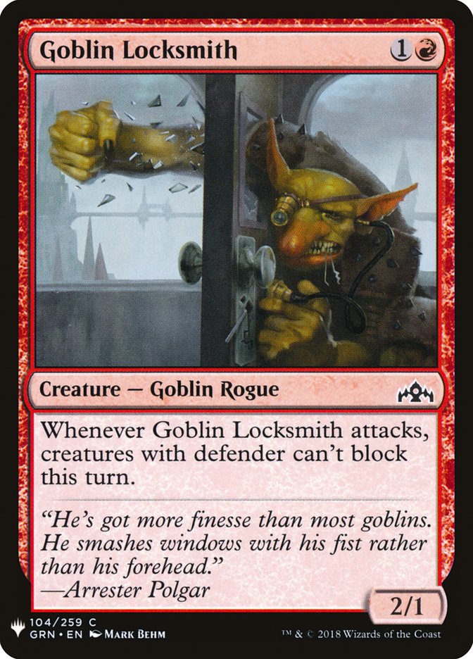 Goblin Locksmith [Mystery Booster] | Gauntlet Hobbies - Angola
