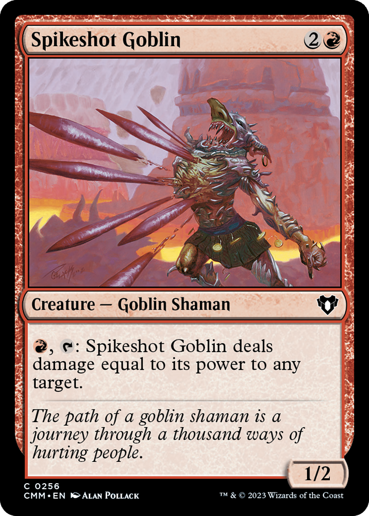 Spikeshot Goblin [Commander Masters] | Gauntlet Hobbies - Angola