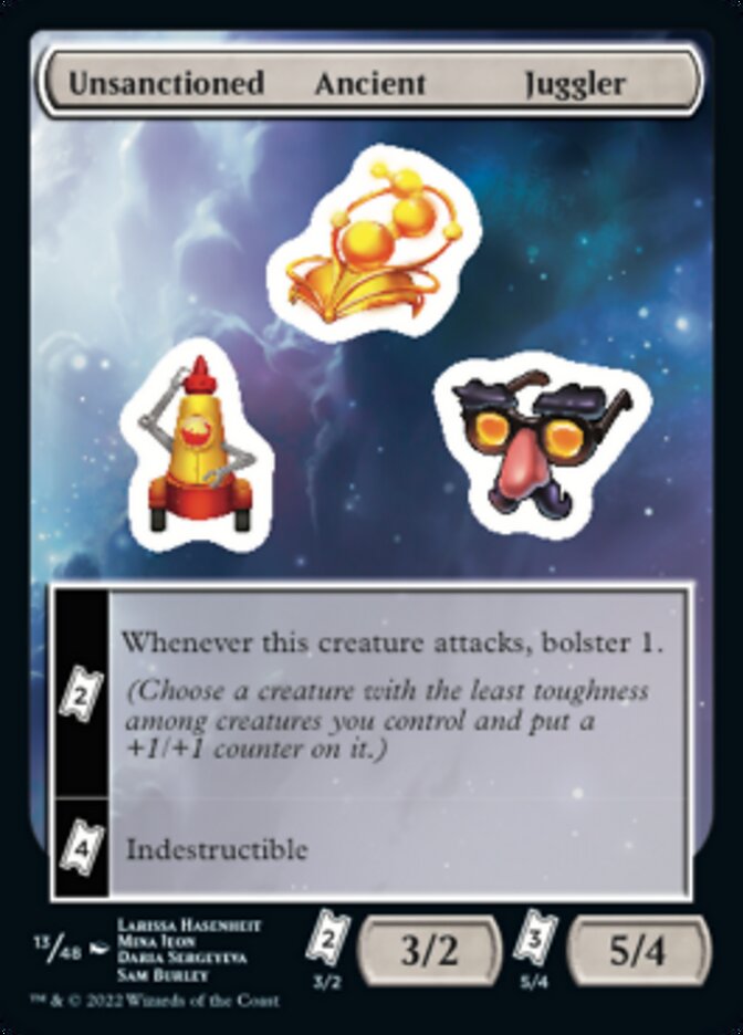 Unsanctioned Ancient Juggler [Unfinity Stickers] | Gauntlet Hobbies - Angola