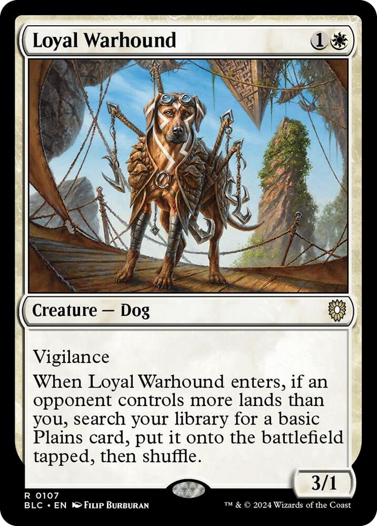 Loyal Warhound [Bloomburrow Commander] | Gauntlet Hobbies - Angola