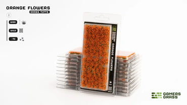 GamersGrass Grass Tufts: Orange Flowers Set 4-6mm - Wild
