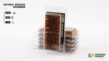 GamersGrass Grass Tufts: Spikey Brown - Wild